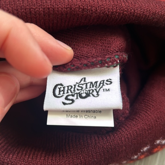 FREE WITH PURCHASE! NWOT A Christmas Story Triple Dog Dare Winter Hat - Picture 2 of 3